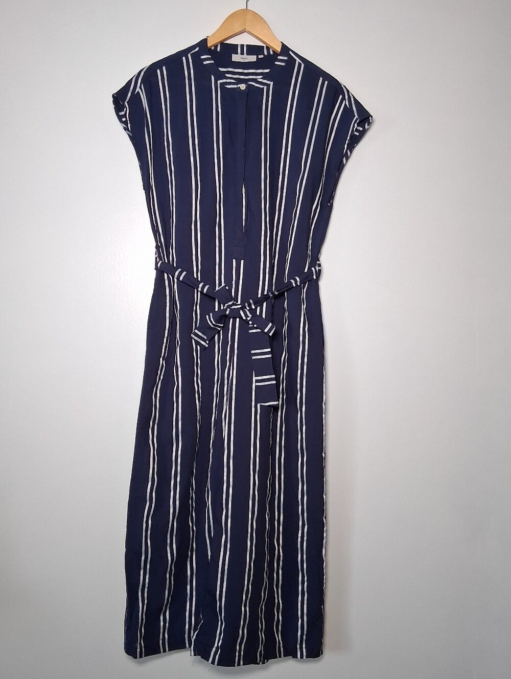 Jumpsuit Crop Wide Leg Nautical Navy White Stripe Size EU 36 US Small